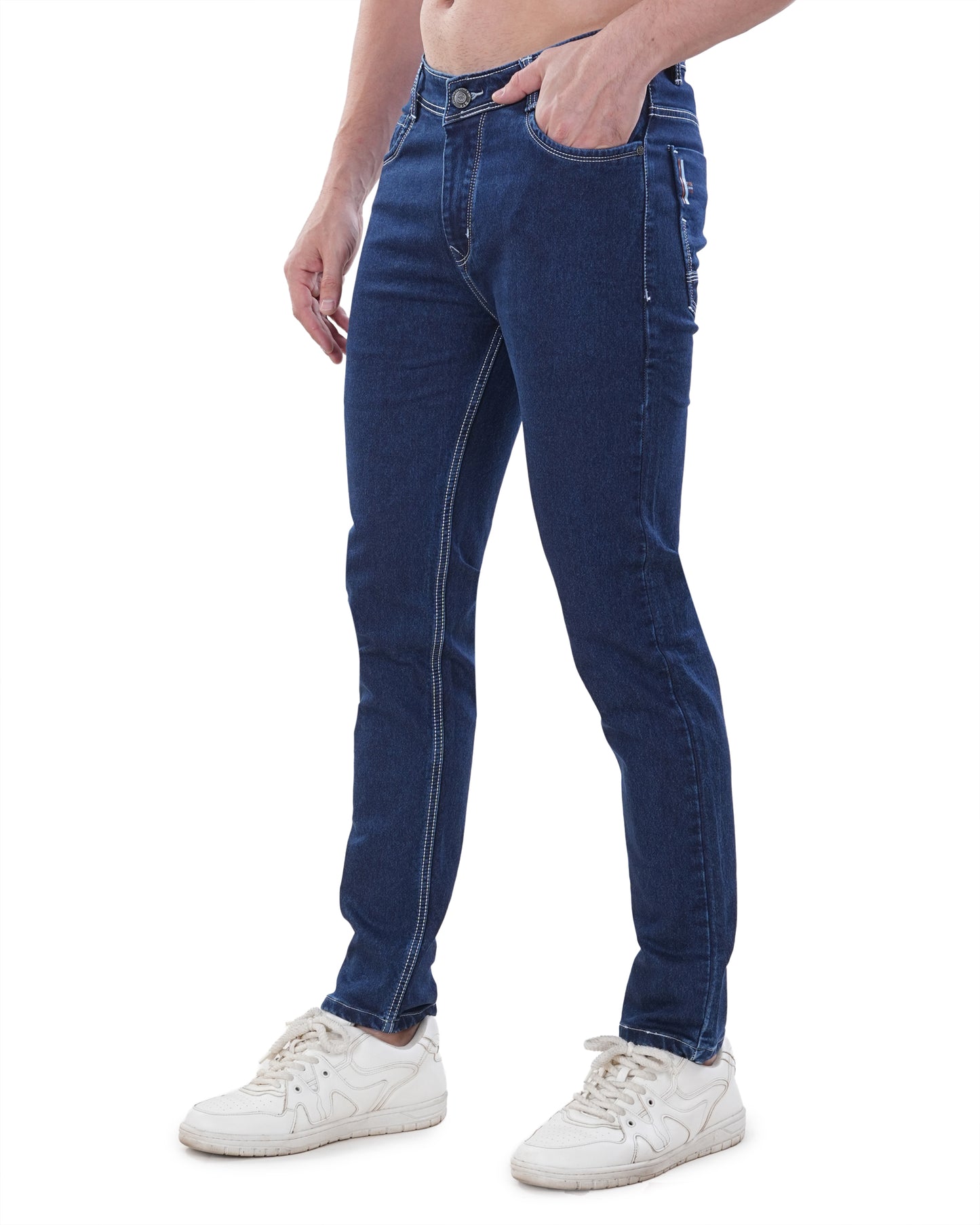 SYK MENS NAVY BLUE JEANS