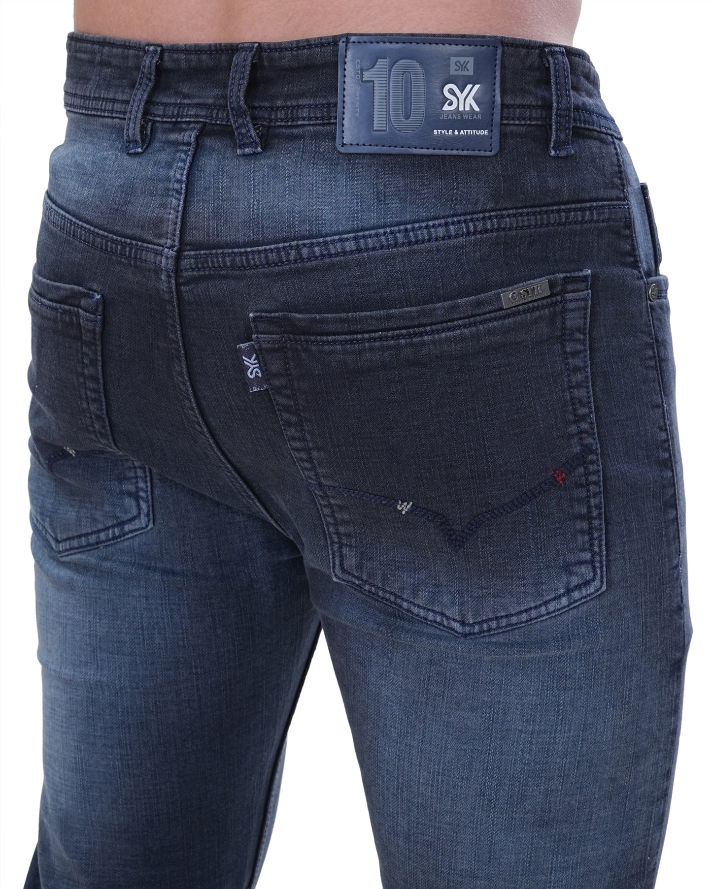 SYK BLUE-BLACK DENIM-909